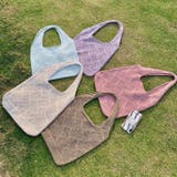 ニット編みバッグ ニットトートバッグ ショルダーバッグ | COCOMOMO | 詳細画像12 