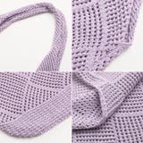 ニット編みバッグ ニットトートバッグ ショルダーバッグ | COCOMOMO | 詳細画像13 