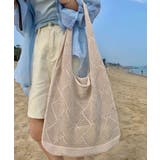 ニット編みバッグ ニットトートバッグ ショルダーバッグ | COCOMOMO | 詳細画像2 