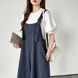 【新色登場】 ワイドサロペット オールインワン | COCOMOMO | 詳細画像22 