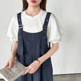 【新色登場】 ワイドサロペット オールインワン | COCOMOMO | 詳細画像23 