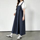 【新色登場】 ワイドサロペット オールインワン | COCOMOMO | 詳細画像25 