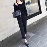 テーパードパンツ センタープレスパンツ アンクルパンツ | COCOMOMO | 詳細画像23 