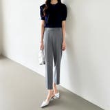 テーパードパンツ センタープレスパンツ アンクルパンツ | COCOMOMO | 詳細画像4 
