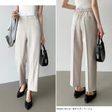 テーパードパンツ センタープレスパンツ アンクルパンツ | COCOMOMO | 詳細画像12 