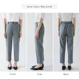 テーパードパンツ センタープレスパンツ アンクルパンツ | COCOMOMO | 詳細画像26 