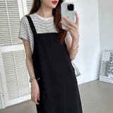 サロペットスカート サロペット ワンピース | COCOMOMO | 詳細画像27 