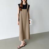 サロペットスカート サロペット ワンピース | COCOMOMO | 詳細画像8 