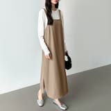 サロペットスカート サロペット ワンピース | COCOMOMO | 詳細画像3 