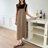 サロペットスカート サロペット ワンピース | COCOMOMO | 詳細画像14 