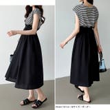 ドッキングワンピース ドローコード付き切り替えワンピース 夏ワンピース | COCOMOMO | 詳細画像11 