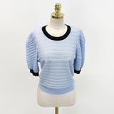 パンチングパフスリーブニット サマーニット 透かし編み | COCOMOMO | 詳細画像17