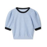 パンチングパフスリーブニット サマーニット 透かし編み | COCOMOMO | 詳細画像25