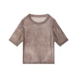 メッシュニット 透かし編み 韓国ファッション | COCOMOMO | 詳細画像23