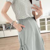 カーゴスカート ロングスカート ドロストポケット付き | COCOMOMO | 詳細画像7 