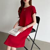 脇見え防止カバー付き Tシャツワンピ-ス コットンワンピース | COCOMOMO | 詳細画像18