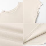 脇見え防止カバー付き Tシャツワンピ-ス コットンワンピース | COCOMOMO | 詳細画像43