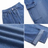 デニムカーゴパンツ デニムパンツ 韓国ファッション | COCOMOMO | 詳細画像11