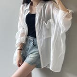 シアーシャツ 夏トップス 長袖シャツ | COCOMOMO | 詳細画像6