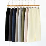 裏起毛あり なし選べるタイプ タイトスカート | COCOMOMO | 詳細画像60