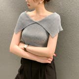 【新色登場】 ビッグカラーニット ケープカラー | COCOMOMO | 詳細画像18