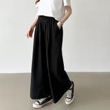 さらっと快適リラクシーワイドパンツ ストライプパンツ ワイドパンツ | COCOMOMO | 詳細画像55 