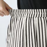 さらっと快適リラクシーワイドパンツ ストライプパンツ ワイドパンツ | COCOMOMO | 詳細画像62 
