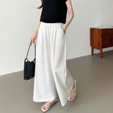 さらっと快適リラクシーワイドパンツ ストライプパンツ ワイドパンツ | COCOMOMO | 詳細画像11 