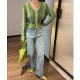 vネックカーディガン リブニット 韓国ファッション | COCOMOMO | 詳細画像14 