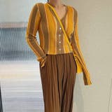 vネックカーディガン リブニット 韓国ファッション | COCOMOMO | 詳細画像5 