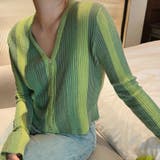 vネックカーディガン リブニット 韓国ファッション | COCOMOMO | 詳細画像8 