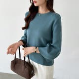 ニットトップス 立体フォルム オフィスカジュアル | COCOMOMO | 詳細画像38