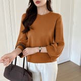 ニットトップス 立体フォルム オフィスカジュアル | COCOMOMO | 詳細画像57