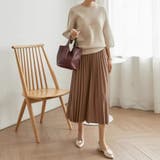 ニットトップス 立体フォルム オフィスカジュアル | COCOMOMO | 詳細画像16