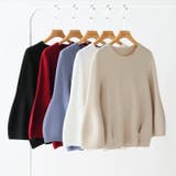 ニットトップス 立体フォルム オフィスカジュアル | COCOMOMO | 詳細画像61