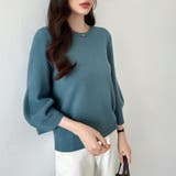 ニットトップス 立体フォルム オフィスカジュアル | COCOMOMO | 詳細画像39