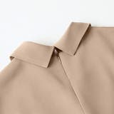 プリーツワンピース ベルト付きカシュクールワンピース オフィスカジュアル | COCOMOMO | 詳細画像21 