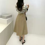 セーラーカラー ボーダーニット 韓国ファッション | COCOMOMO | 詳細画像10 