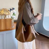 ファスナー付きショルダーバッグ A4サイズ収納可能 肩掛けバッグ | COCOMOMO | 詳細画像7 