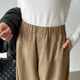 バレルレッグパンツ ワイドパンツ きれいめイージーパンツ | COCOMOMO | 詳細画像4