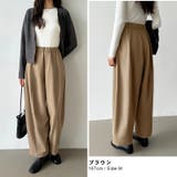 バレルレッグパンツ ワイドパンツ きれいめイージーパンツ | COCOMOMO | 詳細画像5