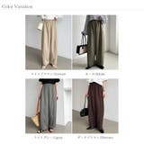 バレルレッグパンツ ワイドパンツ きれいめイージーパンツ | COCOMOMO | 詳細画像56
