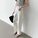 新色登場！楽革命デニム 疲れないストレッチデニム ウエスト調整ボタン付き | COCOMOMO | 詳細画像45 