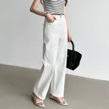 新色登場！楽革命デニム 疲れないストレッチデニム ウエスト調整ボタン付き | COCOMOMO | 詳細画像51 