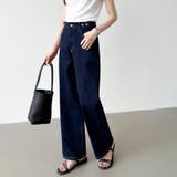 新色登場！楽革命デニム 疲れないストレッチデニム ウエスト調整ボタン付き | COCOMOMO | 詳細画像75 