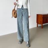 新色登場！楽革命デニム 疲れないストレッチデニム ウエスト調整ボタン付き | COCOMOMO | 詳細画像16 