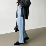 新色登場！楽革命デニム 疲れないストレッチデニム ウエスト調整ボタン付き | COCOMOMO | 詳細画像25 