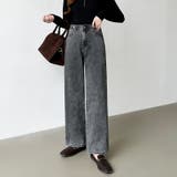 新色登場！楽革命デニム 疲れないストレッチデニム ウエスト調整ボタン付き | COCOMOMO | 詳細画像34 