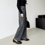 新色登場！楽革命デニム 疲れないストレッチデニム ウエスト調整ボタン付き | COCOMOMO | 詳細画像35 