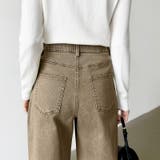 新色登場！楽革命デニム 疲れないストレッチデニム ウエスト調整ボタン付き | COCOMOMO | 詳細画像71 